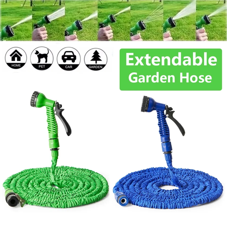 شلنگ جادویی و سر آبپاش 7 حالته Magic Hose سایز 3-9 متری